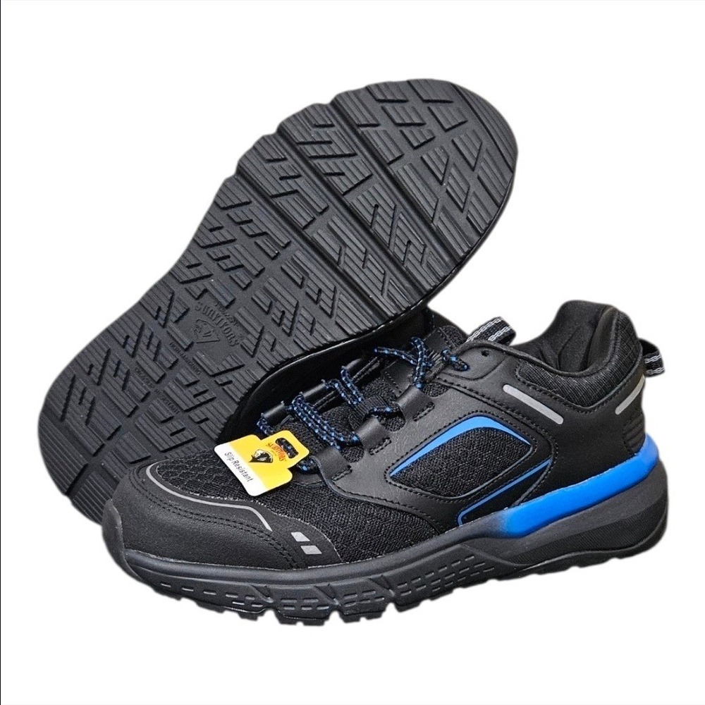 Herman Survivors Cary Womens Slip Resistant Work Shoes Black Sneakers Size 8‎